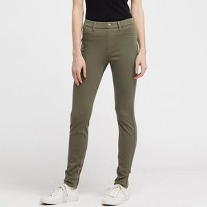 Uniqlo Legging Pants, Olive Green